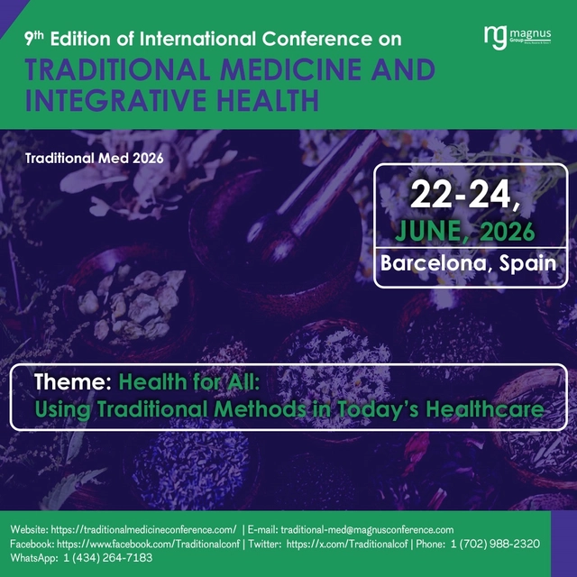 9th Edition of International Conference on Traditional Medicine and Integrative Health